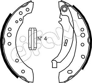 Cifam 153-513 - Kit ganasce freno autozon.pro