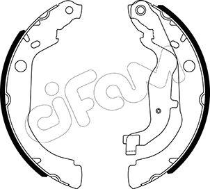 Cifam 153-535 - Kit ganasce freno autozon.pro