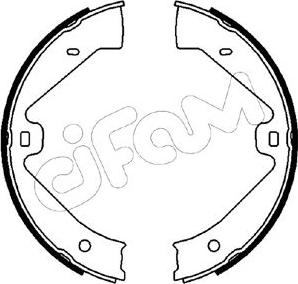 Cifam 153-528 - Kit ganasce, Freno stazionamento autozon.pro