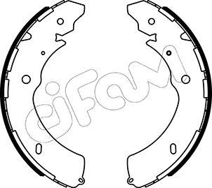 Cifam 153-572 - Kit ganasce freno autozon.pro