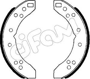 Cifam 153-646 - Kit ganasce freno autozon.pro