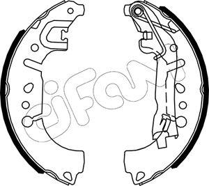 Cifam 153-653 - Kit ganasce freno autozon.pro