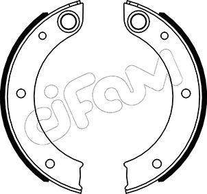 Cifam 153-620 - Kit ganasce, Freno stazionamento autozon.pro