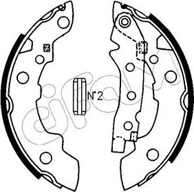 Cifam 153-623 - Kit ganasce freno autozon.pro