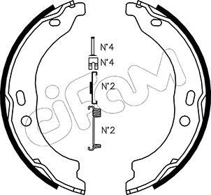 Cifam 153-095K - Kit ganasce, Freno stazionamento autozon.pro