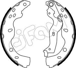 Cifam 153-096 - Kit ganasce freno autozon.pro