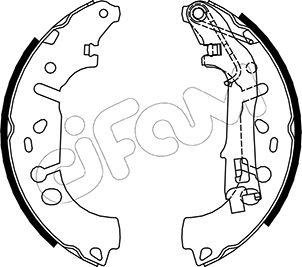 Cifam 153-093 - Kit ganasce freno autozon.pro