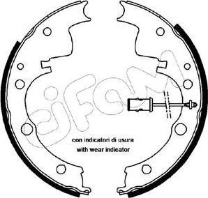 Cifam 153-065 - Kit ganasce freno autozon.pro