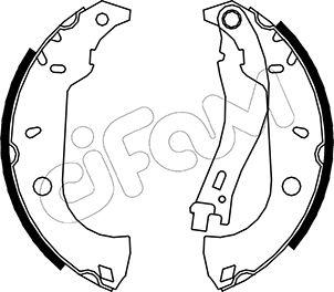 Cifam 153-067 - Kit ganasce freno autozon.pro