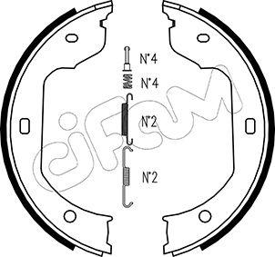 Cifam 153-019K - Kit ganasce, Freno stazionamento autozon.pro