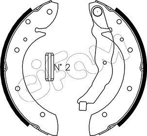 Cifam 153-015 - Kit ganasce freno autozon.pro