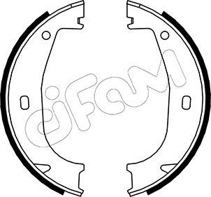 Cifam 153-016 - Kit ganasce, Freno stazionamento autozon.pro