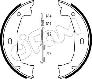 Cifam 153-018K - Kit ganasce, Freno stazionamento autozon.pro