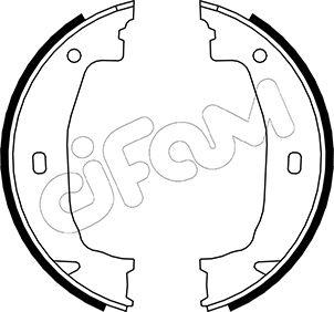 Cifam 153-018 - Kit ganasce, Freno stazionamento autozon.pro