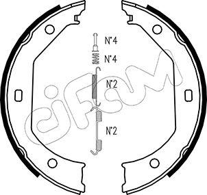 Cifam 153-017K - Kit ganasce, Freno stazionamento autozon.pro