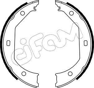 Cifam 153-017 - Kit ganasce, Freno stazionamento autozon.pro