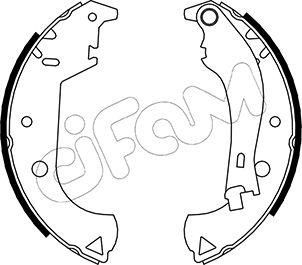 Cifam 153-081Y - Kit ganasce freno autozon.pro