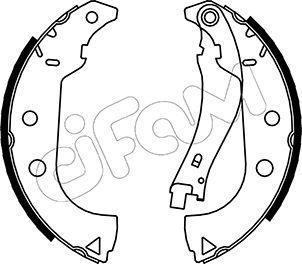 Cifam 153-087 - Kit ganasce freno autozon.pro