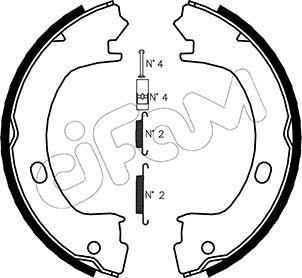 Cifam 153-031K - Kit ganasce, Freno stazionamento autozon.pro