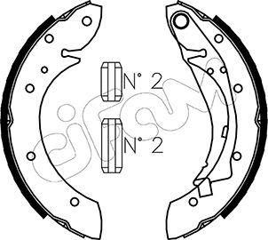 Cifam 153-023 - Kit ganasce freno autozon.pro