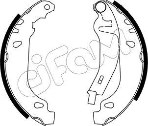 Cifam 153-022Y - Kit ganasce freno autozon.pro