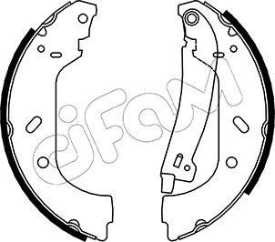 Cifam 153-074Y - Kit ganasce freno autozon.pro