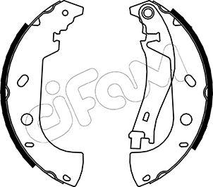 Cifam 153-075 - Kit ganasce freno autozon.pro