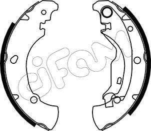 Cifam 153-076 - Kit ganasce freno autozon.pro