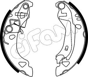 Cifam 153-070 - Kit ganasce freno autozon.pro