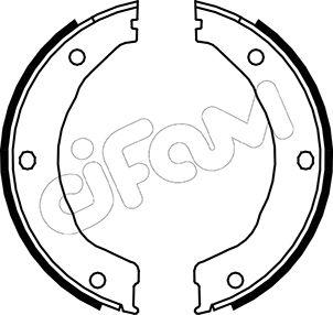 Cifam 153-145 - Kit ganasce, Freno stazionamento autozon.pro