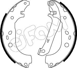 Cifam 153-142 - Kit ganasce freno autozon.pro