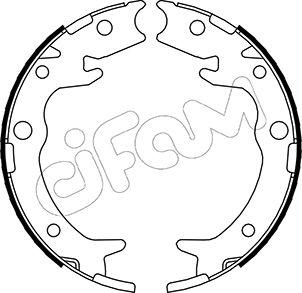 Cifam 153-159 - Kit ganasce, Freno stazionamento autozon.pro