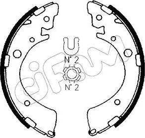 Cifam 153-153 - Kit ganasce freno autozon.pro