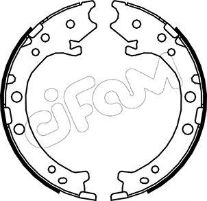 Cifam 153-162 - Kit ganasce, Freno stazionamento autozon.pro