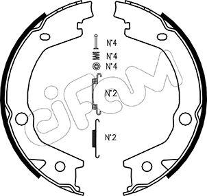 Cifam 153-184K - Kit ganasce, Freno stazionamento autozon.pro