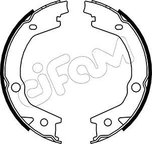 Cifam 153-184 - Kit ganasce, Freno stazionamento autozon.pro