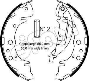 Cifam 153-180 - Kit ganasce freno autozon.pro