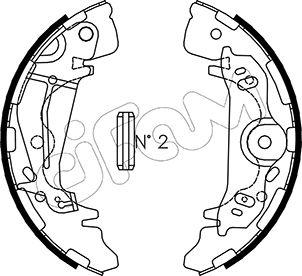 Cifam 153-181 - Kit ganasce freno autozon.pro