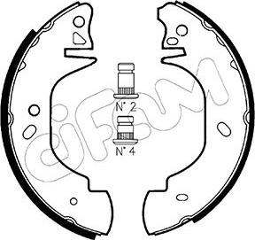 Cifam 153-126 - Kit ganasce freno autozon.pro