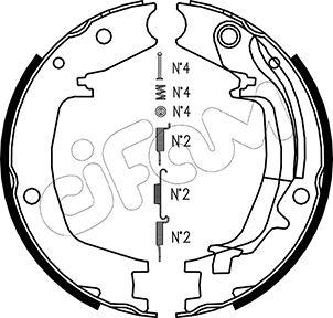 Cifam 153-179K - Kit ganasce, Freno stazionamento autozon.pro