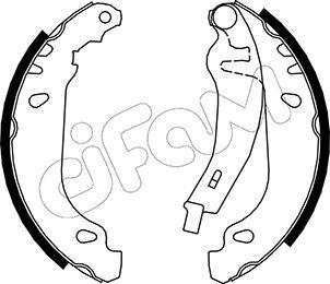 Cifam 153-345Y - Kit ganasce freno autozon.pro