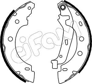 Cifam 153-355 - Kit ganasce freno autozon.pro