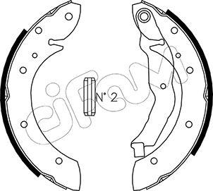 Cifam 153-351 - Kit ganasce freno autozon.pro