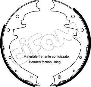 Cifam 153-352 - Kit ganasce freno autozon.pro