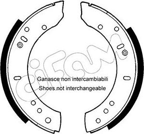 Cifam 153-366 - Kit ganasce freno autozon.pro