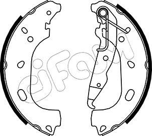 Cifam 153-319 - Kit ganasce freno autozon.pro