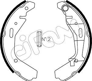 Cifam 153-318 - Kit ganasce freno autozon.pro