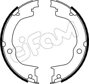 Cifam 153-317 - Kit ganasce, Freno stazionamento autozon.pro