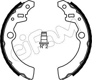 Cifam 153-385 - Kit ganasce freno autozon.pro