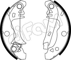 Cifam 153-339Y - Kit ganasce freno autozon.pro